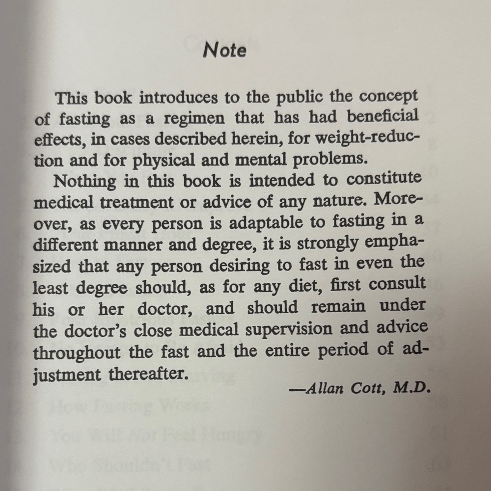 Fasting: The Ultimate Diet Book by Alan Cott, M.D. - Borders Bookmark 1998 - Picture 4 of 9